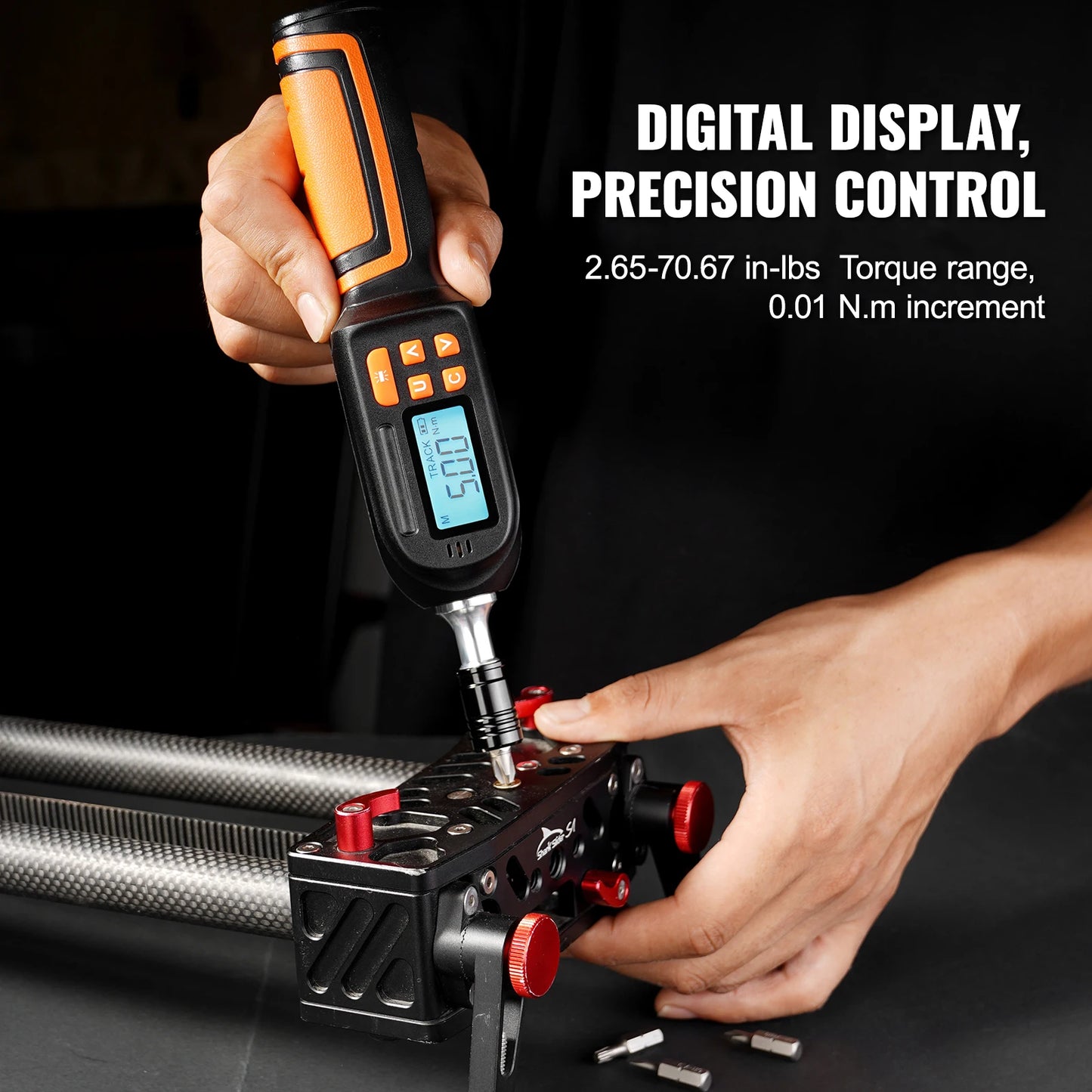 SucceBuy Quarter Inch Digital Torque Screwdriver With LCD
