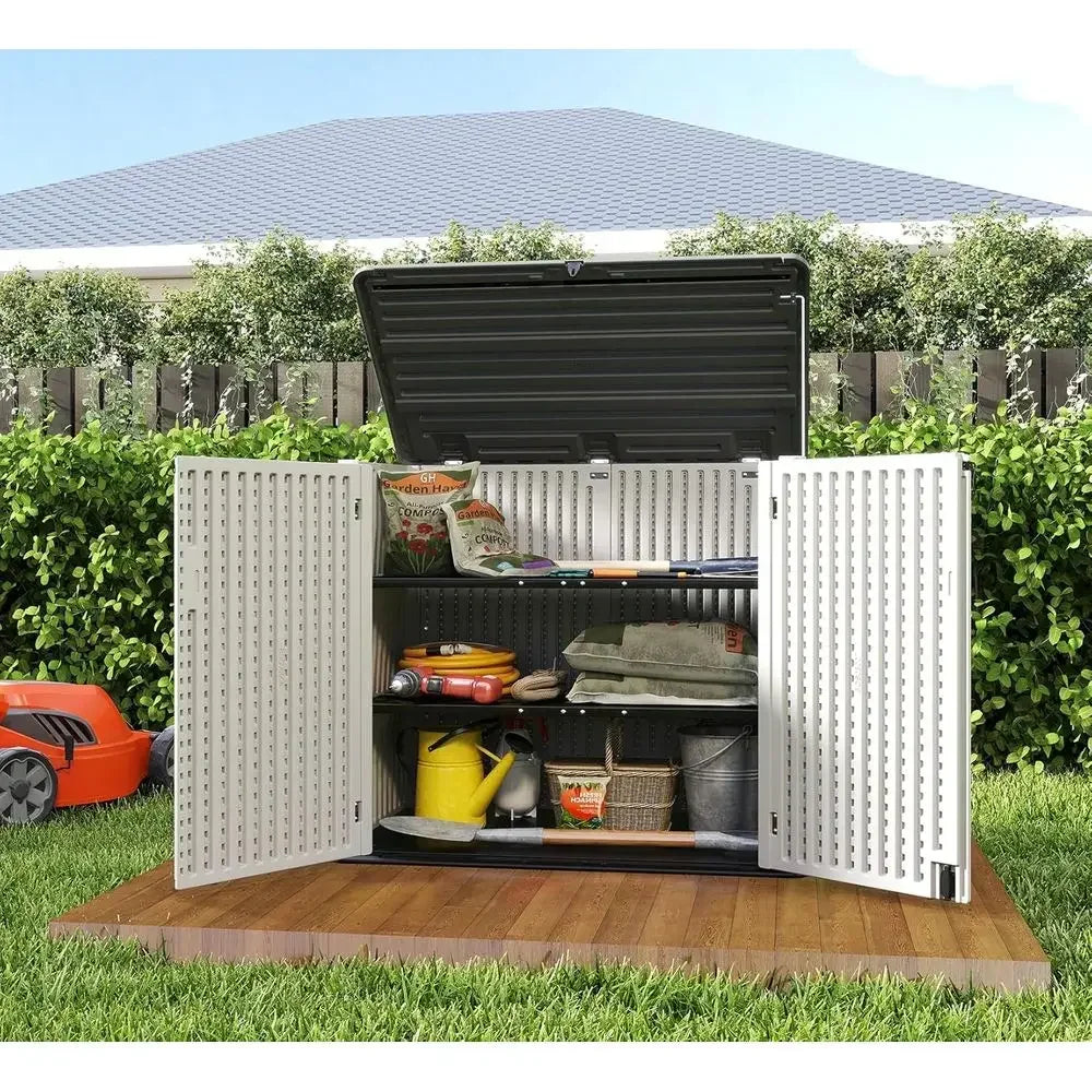 Durable Waterproof Outdoor Storage Cabinet For Garden Patio