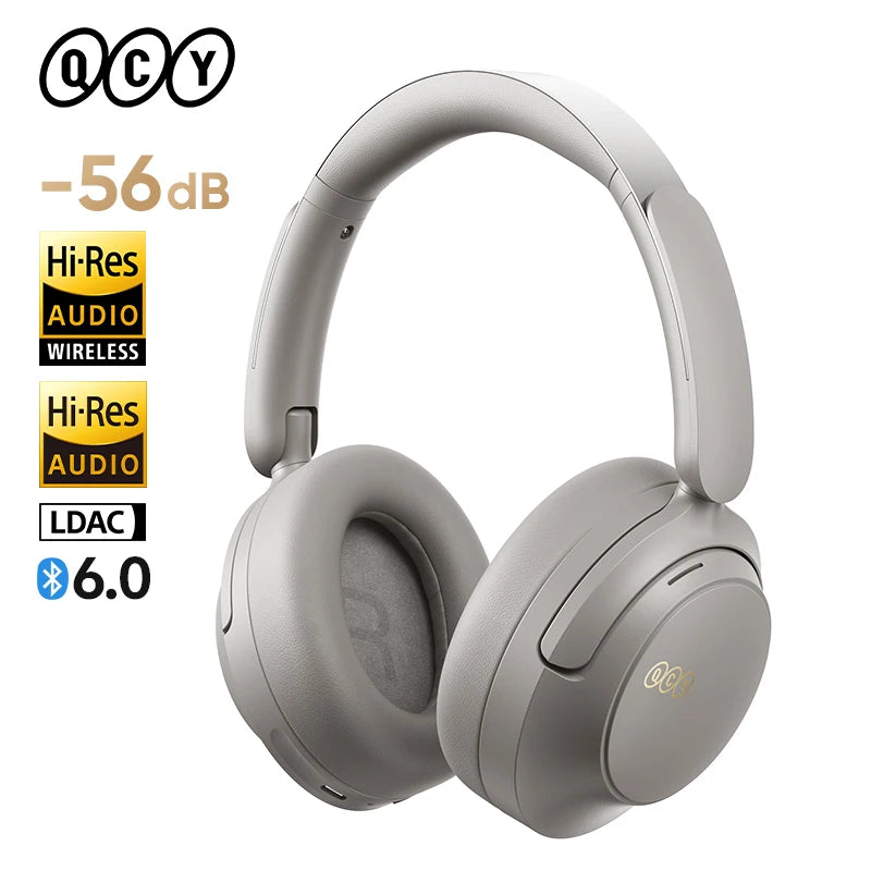 Over Ear Headphone Hi-Res Spatial Sound Headset H3S -56dB Adaptive ANC Wireless Earphone Bluetooth 6.0 102Hrs