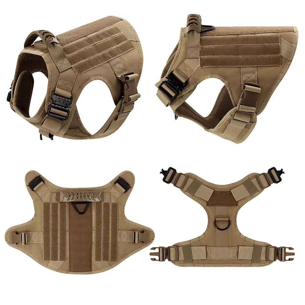 Large Dog Harness And Leash Set Pet, Training Walking Vest Dog Harness And Collar For Medium Large Dogs