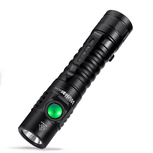 USB-C Rechargeable EDC 18650 Flashlight Max Output 1200 LM IP68 Waterproof Magnetic Tail Hiking Travel light