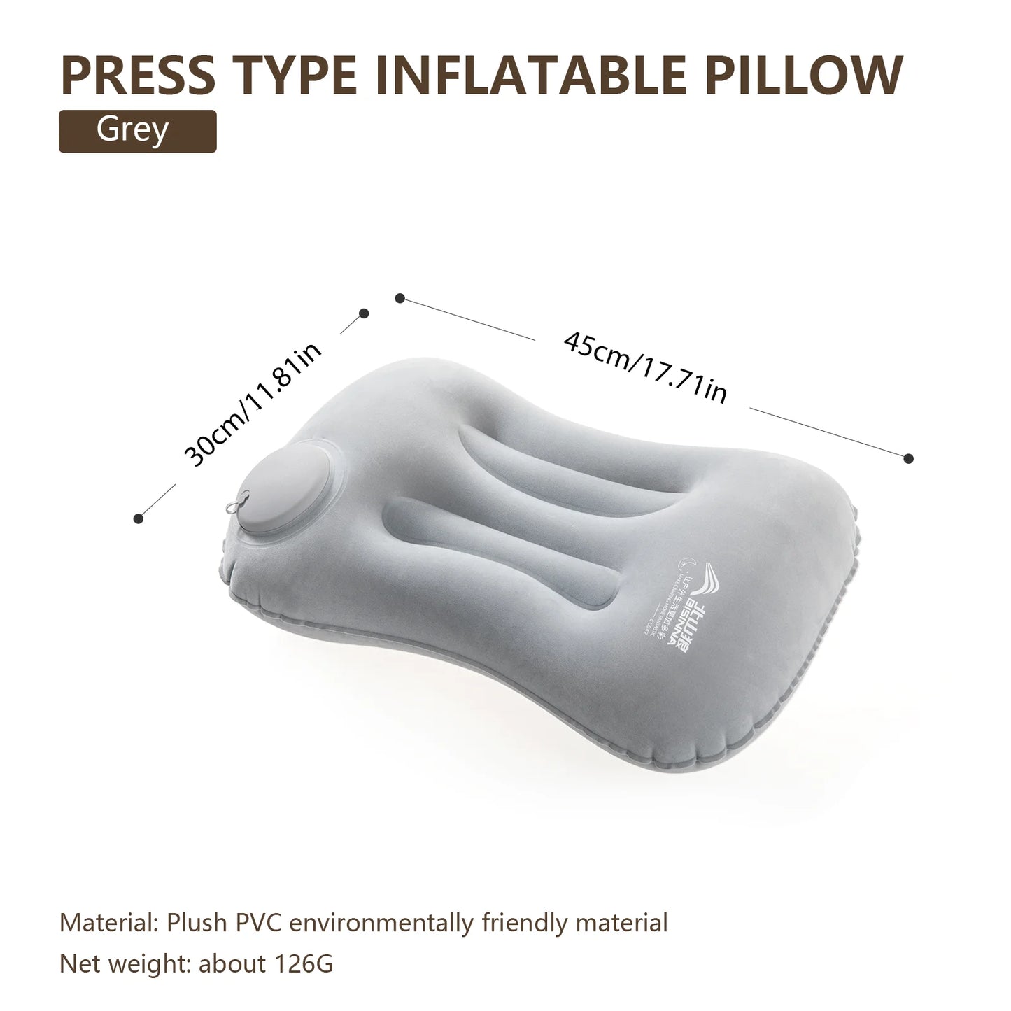BISINNA Camping Ultralight Inflatable Pillow For Neck And Lumbar Support