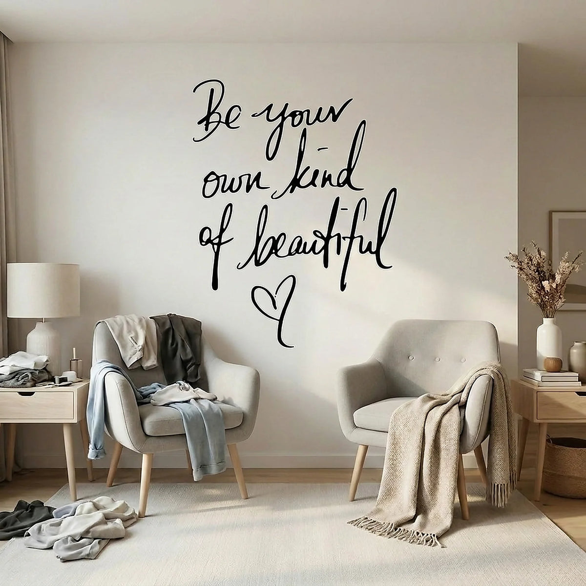 Be Your Own Kind Of Beautiful Quote Vinyl Wall Decal