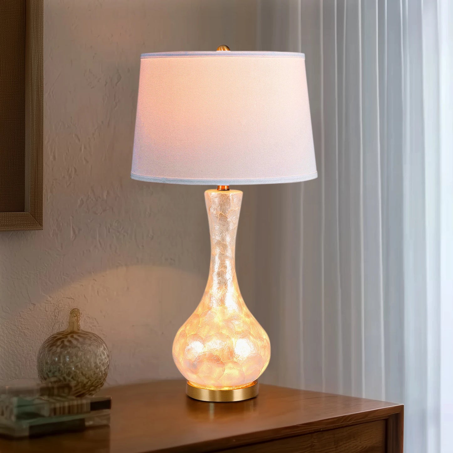 Opal Glass Desk Lamp Luxury Table Light For Hotels