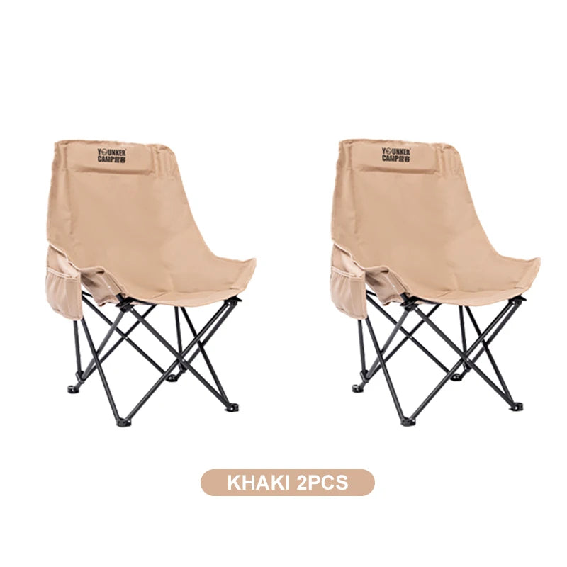 Outdoor Folding Moon Chair Portable Chair Camping Chair Picnic Gear Fishing Small Horse Stool Student Sketching