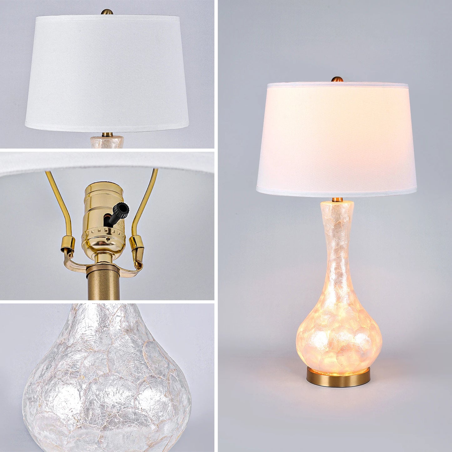 Opal Glass Desk Lamp Luxury Table Light For Hotels