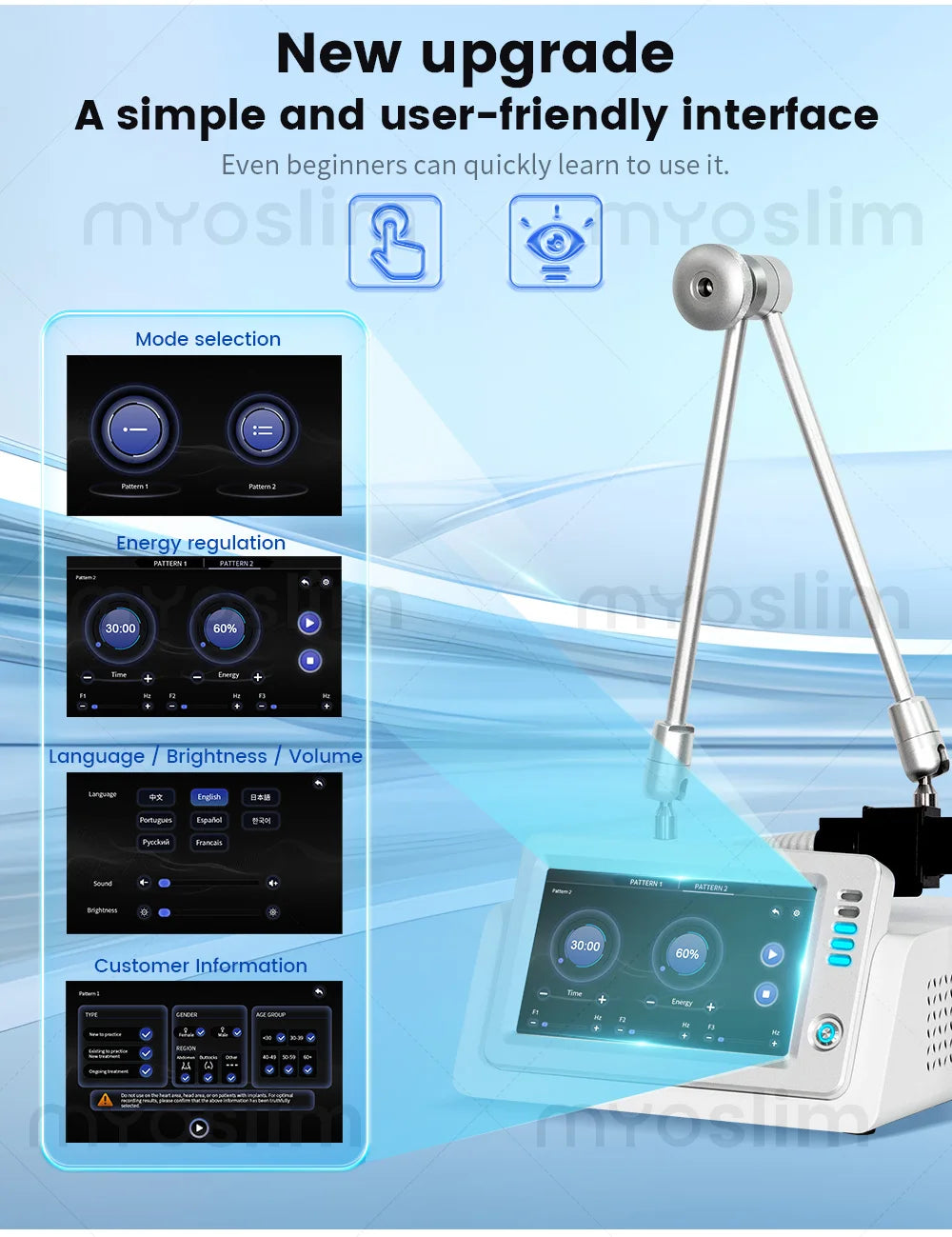 Portable Emtt Physio Magneto Therapy Magnetoterapia Pain Relief PEMF Sports Injury Therapy Magnetotherapy Physiotherapy Machine