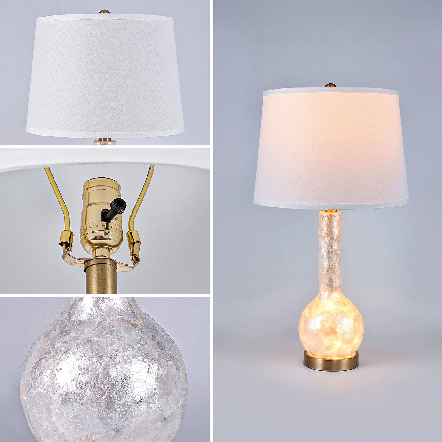 Opal Glass Desk Lamp Luxury Table Light For Hotels