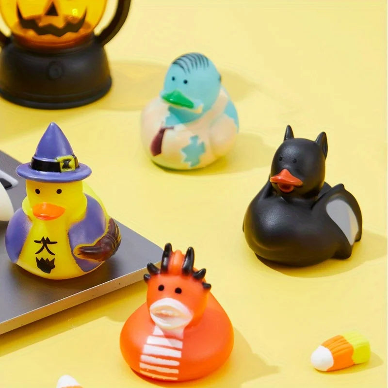 Joyfy 18 Pack Rubber Ducks Halloween Trick Or Treat Novelties