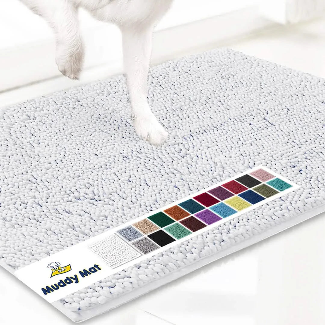 Original Muddy Mat Anti-Mud Doormat Magic Dirt Trapper Highly Absorbent Microfiber Non-Slip Washable Rug Paw Cleaner Floor Mats For Pet Dogs Cats Indoor Outdoor Front Door Entryway