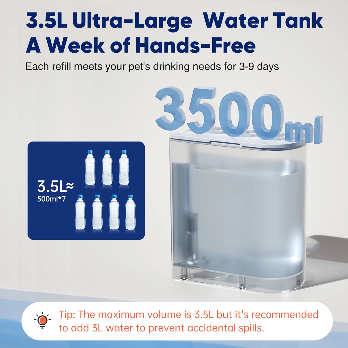 Booteely Automatic Stainless Steel Pet Water Dispenser