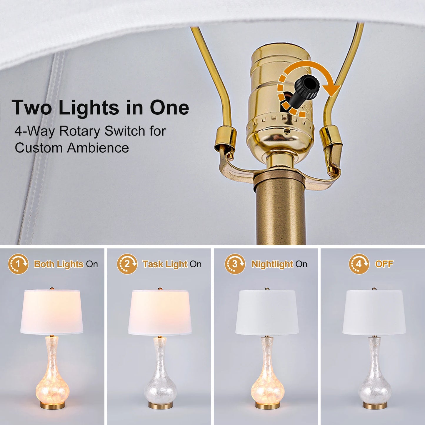 Opal Glass Desk Lamp Luxury Table Light For Hotels