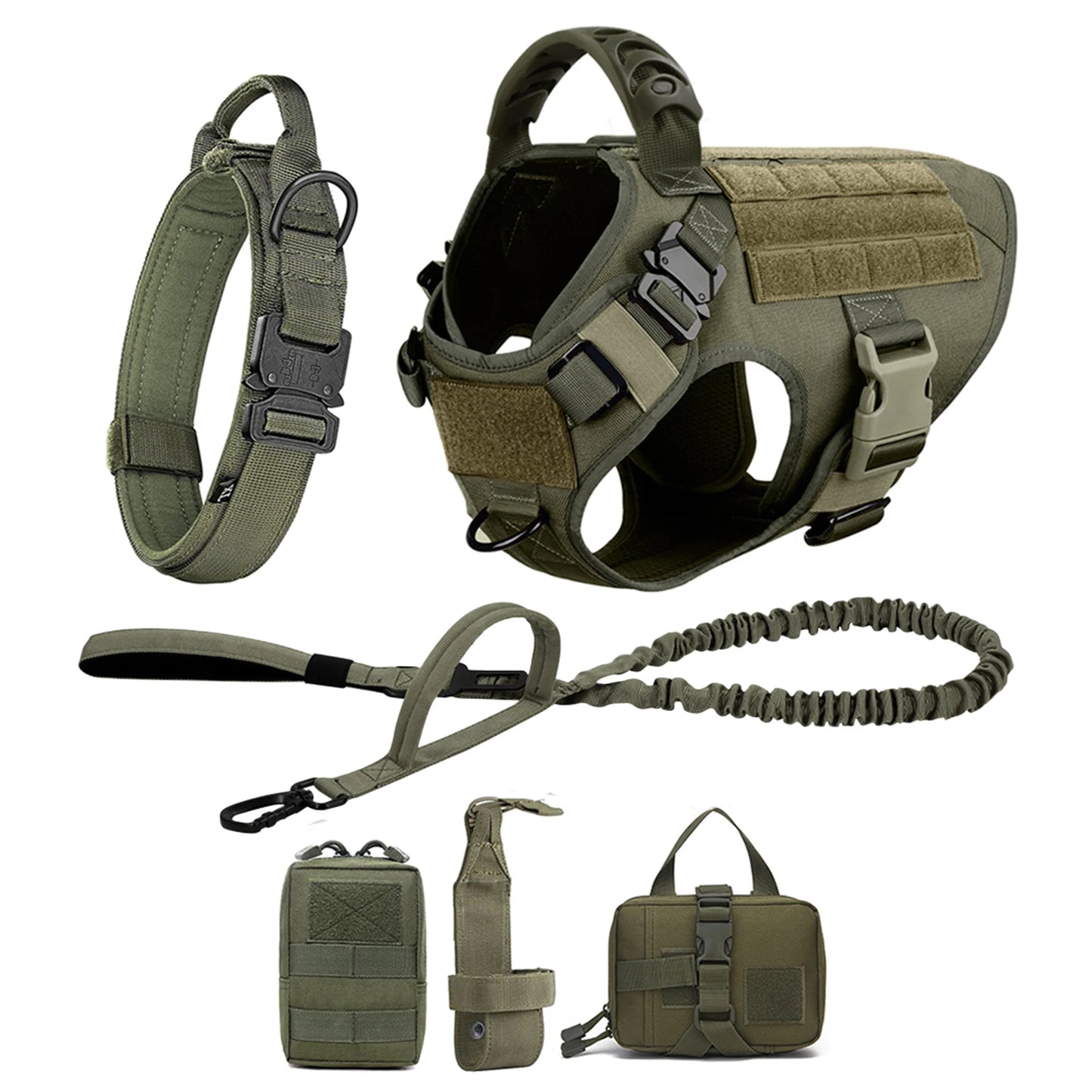 Large Dog Harness And Leash Set Pet, Training Walking Vest Dog Harness And Collar For Medium Large Dogs