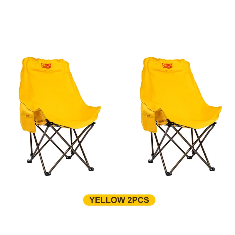 Outdoor Folding Moon Chair Portable Chair Camping Chair Picnic Gear Fishing Small Horse Stool Student Sketching