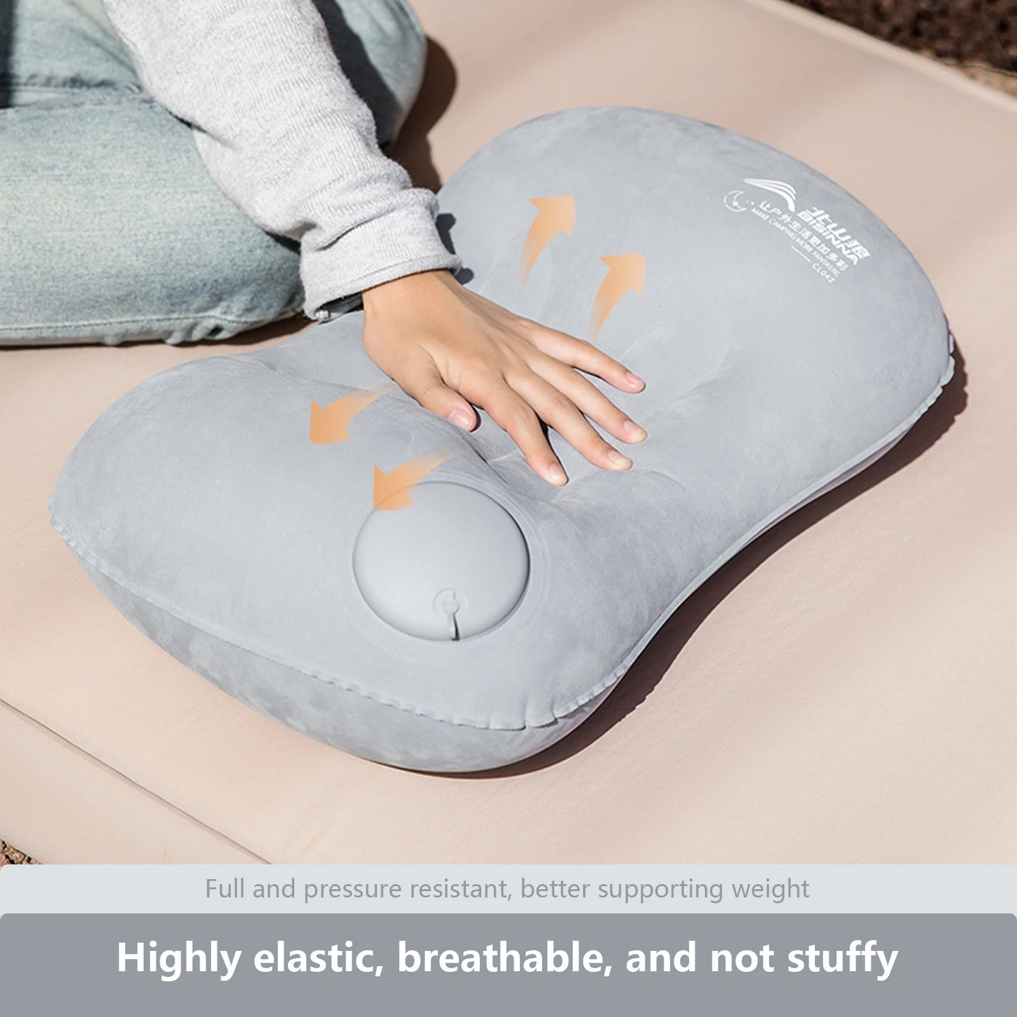 BISINNA Camping Ultralight Inflatable Pillow For Neck And Lumbar Support