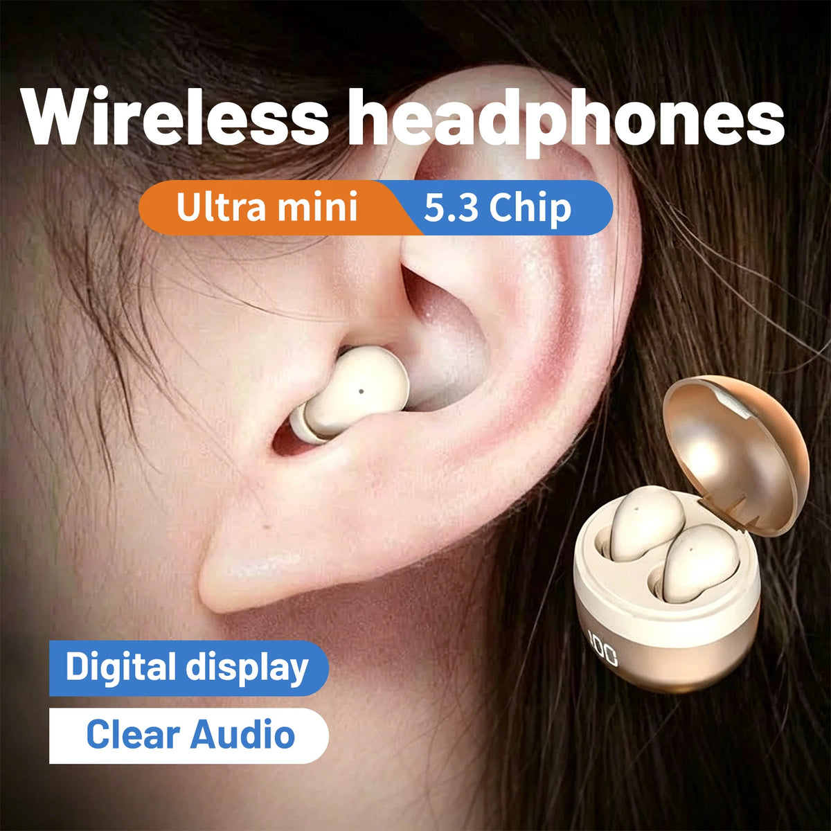 Shuke Wireless Bluetooth Earbuds With Active Noise Cancellation