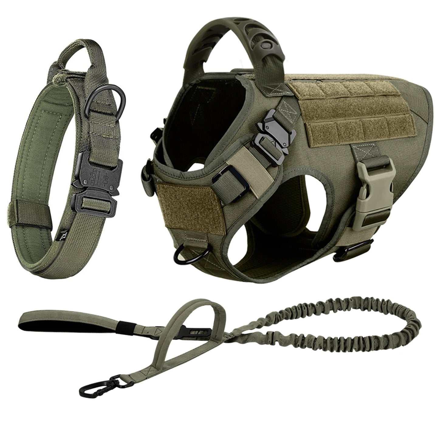Large Dog Harness And Leash Set Pet, Training Walking Vest Dog Harness And Collar For Medium Large Dogs