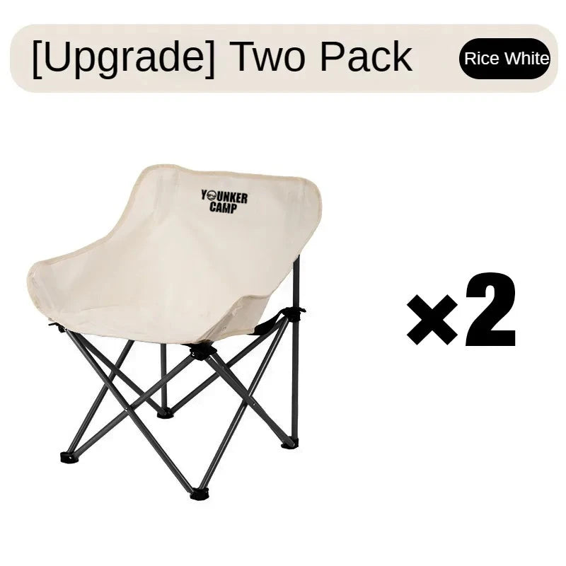 Outdoor Folding Moon Chair Portable Chair Camping Chair Picnic Gear Fishing Small Horse Stool Student Sketching