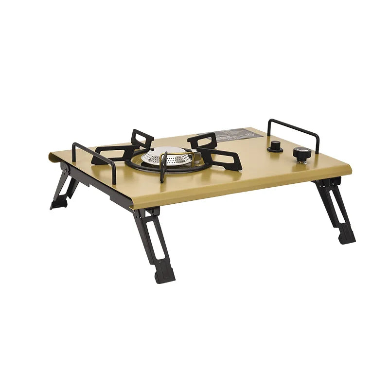 Gas Stove Burner Strong Fire Heater Furnace Portable Outdoor 4000W High Power Stainless Steel Camping Table Stove