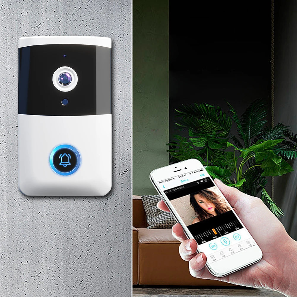 APWIKOGER WiFi Video Doorbell With IR Night Vision Doorbell Camera