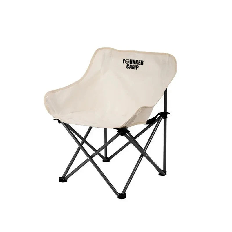 Outdoor Folding Moon Chair Portable Chair Camping Chair Picnic Gear Fishing Small Horse Stool Student Sketching