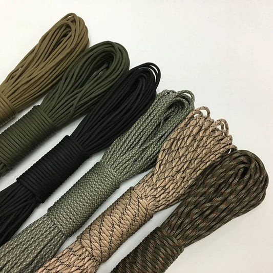 550 7 Strand 4mm Tactical Parachute Cord Camping Accessories Outdoor Survival DIY Bracelet Rope