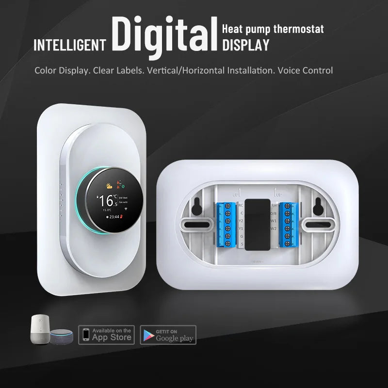 Becasmart BHP-7000 WiFi Thermostat For Home HVAC Heat Pump