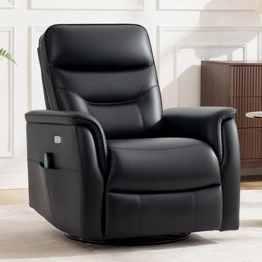 Kerdom Leather Power Lift Recliner With Vibration Massage