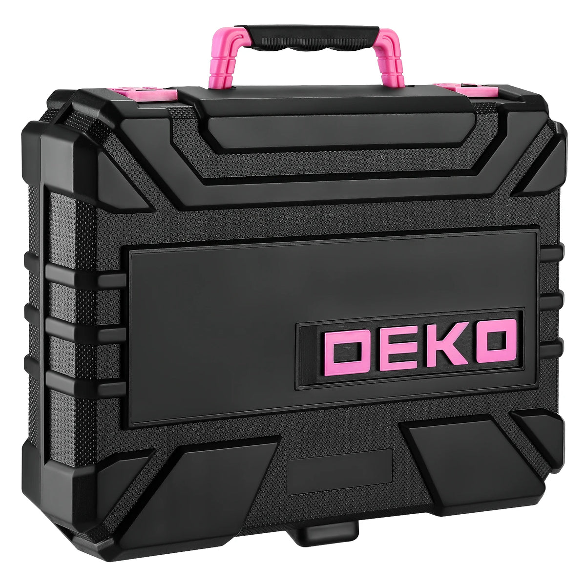 DEKO 126Pcs Power Tool Combo Kit with 8V Cordless Drill, Keyless Chuck, Professional Home Household